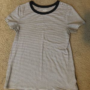 Black and white striped